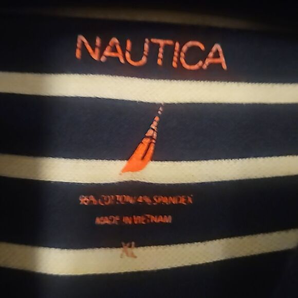 NAUTICA NAVY SHIRT XL - Picture 2 of 7